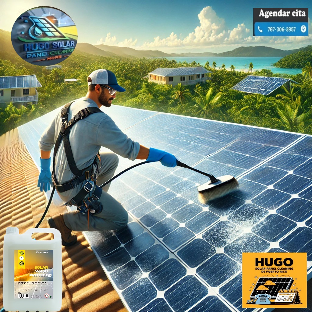 Limpieza de placas solares en Puerto Rico: Proceso, precios y frecuencia